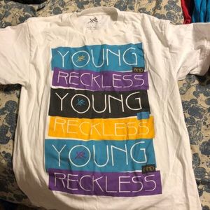 Young and reckless graphic t